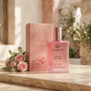 Velvet Bloom Floral Vanilla Musk Perfume for Women by Auren 50ML